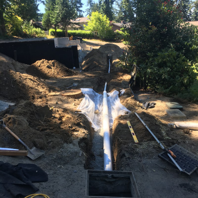 portfolio picture construction drainage new construction