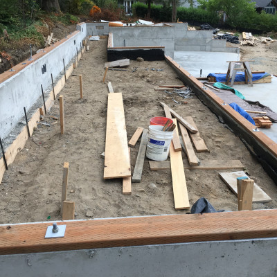 portfolio concrete stem wall mud-sill bearing plates